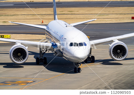 羽田機場風景,飛機滑行,東京大田區 羽田機場風景,飛機滑行,東京大田區 112090503