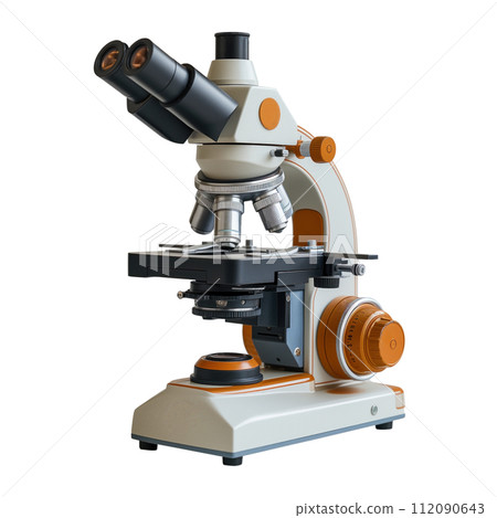 Microscope isolated Microscope isolated 112090643