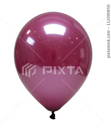 3d rendering of a pinkballoon isolated 112090650