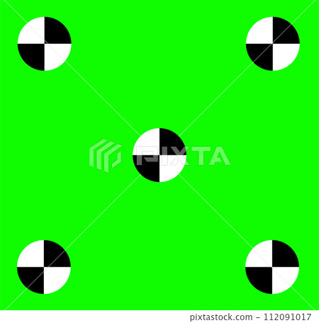 Green Screen With Tracking Motions Mark. Vector illustration Green Screen With Tracking Motions Mark. Vector illustration 112091017