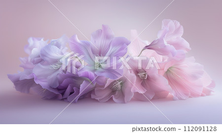 AI-generated content. Spring Flowers Pastel Colors Abstract Background AI-generated content. Spring Flowers Pastel Colors Abstract Background 112091128