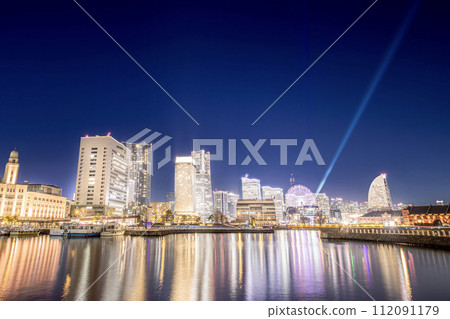 Night view of Minato Mirai Yokohama 112091179