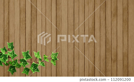 wooden board and ivy wooden board and ivy 112091200