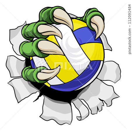 Claw Softball Baseball Ball Dragon Monster Hand 112091484