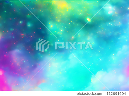 神秘多彩的星空漸層背景素材 112091604