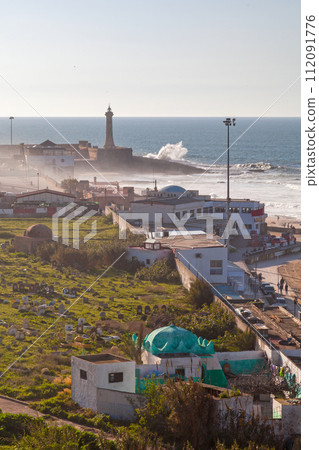 Al Yabouri cemetery and the lighthouse of Rabat Al Yabouri cemetery and the lighthouse of Rabat 112091776