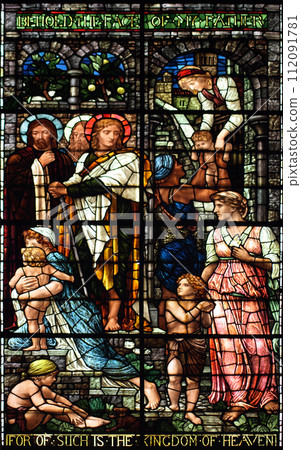 Stained glass windows of Salisbury Cathedral Stained glass windows of Salisbury Cathedral 112091781