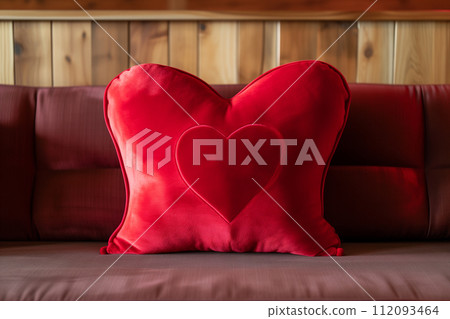 Romantic valentine's day pillow - lovely gift for your special someone 112093464