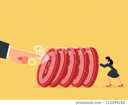 Raising interest rates affects the crypto currency or bitcoin market. 112094288