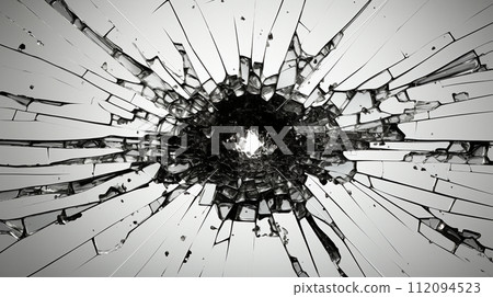 彈孔：擊中玻璃的彈孔 112094523