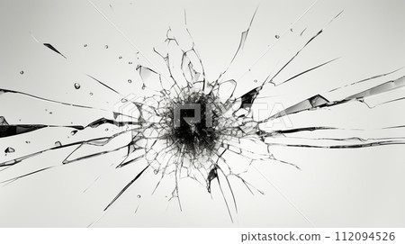 彈孔:擊中玻璃的彈孔 彈孔:擊中玻璃的彈孔 112094526