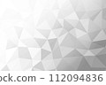 Geometric pattern polygon pattern gray gradation 112094836