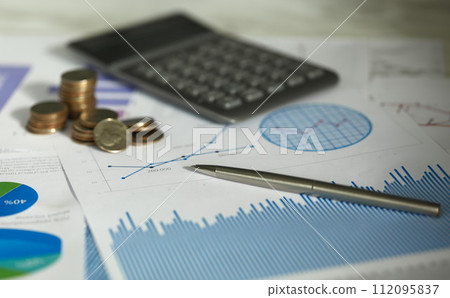 Monthly report with charts Monthly report with charts 112095837