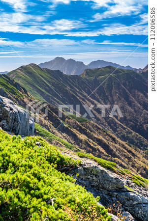 Central Alps vertical mountain climbing from Senjojiki to Mt. Soraki and Mt. Minamikomagatake 112096586