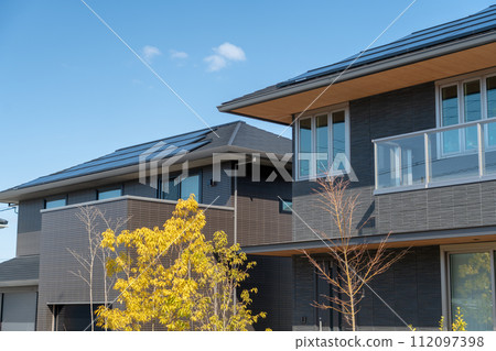 Fashionable appearance house 112097398