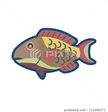 Illustration of cute Irobudai (female) Illustration of cute Irobudai (female) 112098171