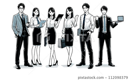 business person character business person character 112098379