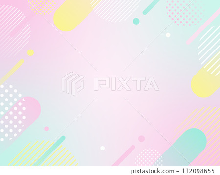 春天多彩流行漸層背景 春天多彩流行漸層背景 112098655