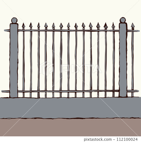 Fence. Vector drawing Fence. Vector drawing 112100024