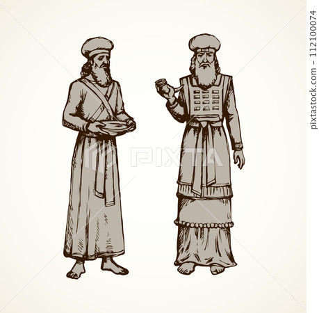 High Priest. Vector drawing 112100074