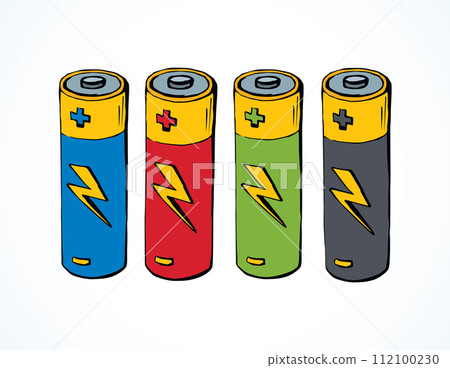 Battery. Vector drawing 112100230