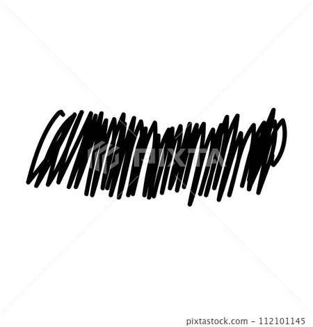 Pencil stroke element, grunge charcoal hand drawn hatches scribble marker art brushes line, chalk texture doodle drawing design illustration 112101145