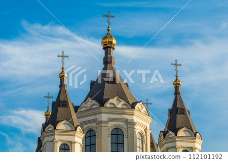 Svyato-Pokrovs Orthodox Christian church in Zaporizhia, Ukraine 112101192