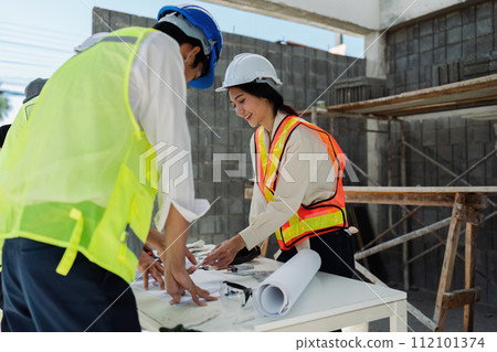 businesswoman hands using a calculator to check company finances and earnings and budget businesswoman hands using a calculator to check company finances and earnings and budget 112101374