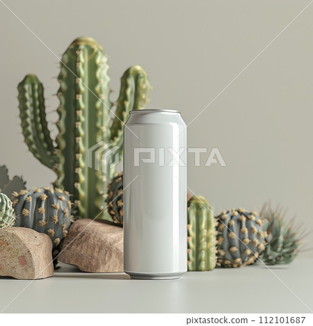 AI-generated content. Mockup can for advertising. Generative AI AI-generated content. Mockup can for advertising. Generative AI 112101687