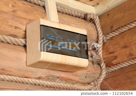 An automatic electric meter in a plastic box An automatic electric meter in a plastic box 112102654