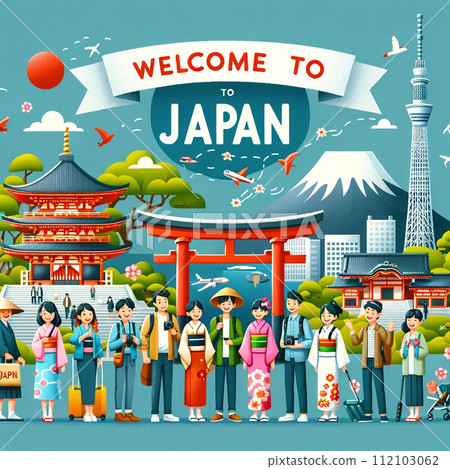 將日本的溫暖帶給世界：充滿多種魅力的迎賓插畫 112103062