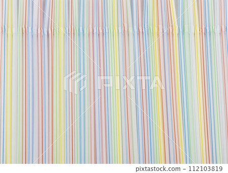 Background made of plastic straws for alcoholic and non-alcoholic drinks. Background made of plastic straws for alcoholic and non-alcoholic drinks. 112103819