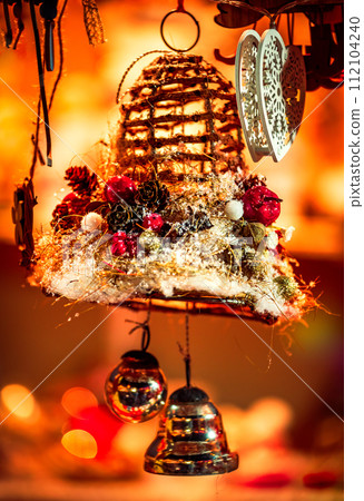 Winter holiday - Sibiu Christmas Market, Transylvania region of Romania 112104240