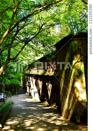 Suirokaku and fresh greenery at Nanzenji Temple, Sakyo Ward, Kyoto City 112105160