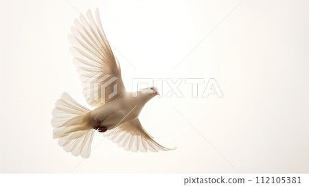 AI-generated content. Bird flying with open wings 112105381