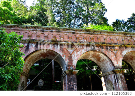 Suirokaku and fresh greenery at Nanzenji Temple, Sakyo Ward, Kyoto City 112105393