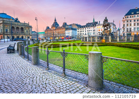 Copenhagen, Denmark. Kongens Nytorv square, largest in the city. Copenhagen, Denmark. Kongens Nytorv square, largest in the city. 112105719