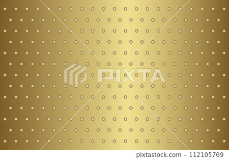 Texture with round spheres on a golden background. Pattern Texture with round spheres on a golden background. Pattern 112105769
