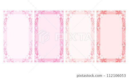 Cherry blossom vertical frame, 16:9 112106053