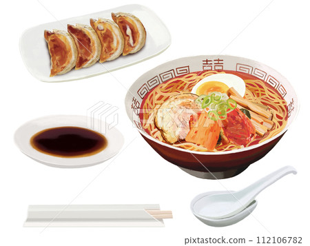 Ramen and Gyoza (Kimchi Ramen) Ramen and Gyoza (Kimchi Ramen) 112106782