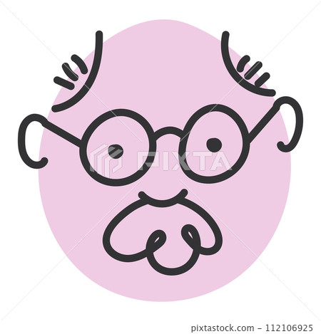 Old man sketch icon Hand Draw Vector Old man sketch icon Hand Draw Vector 112106925