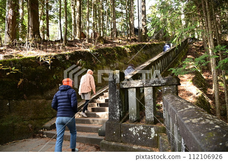 石頭台階到日光東照宮Okumiya 石頭台階到日光東照宮Okumiya 112106926