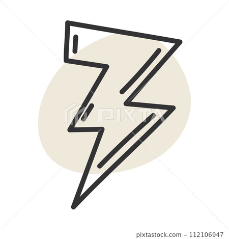 thunderbolt sketch icon Hand Draw Vector thunderbolt sketch icon Hand Draw Vector 112106947