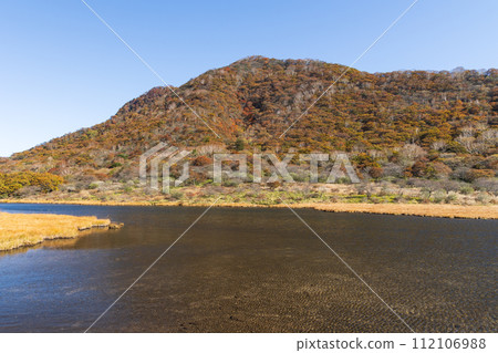群馬縣前橋市的秋天：紅葉的赤城角萬淵 112106988