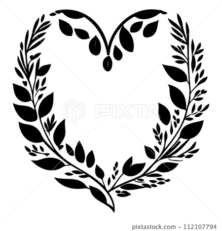 gnome love valentine illustration sketch draw black 112107794