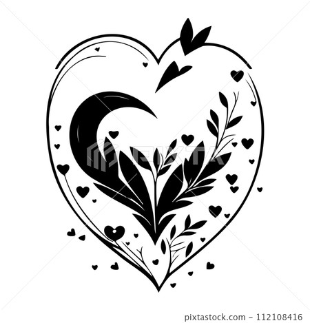 bird valentine heart love illustration draw  112108416