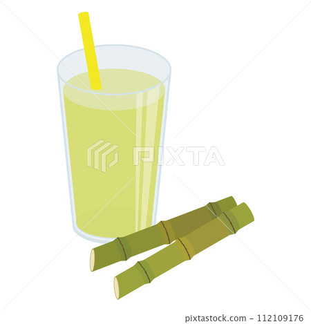 Illustration of sugarcane juice 112109176