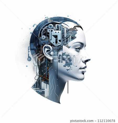 AI-generated content. The logo of the artificial intelligence app 112110078
