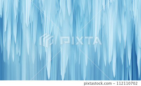 AI-generated content. Background with white icicles 112110702