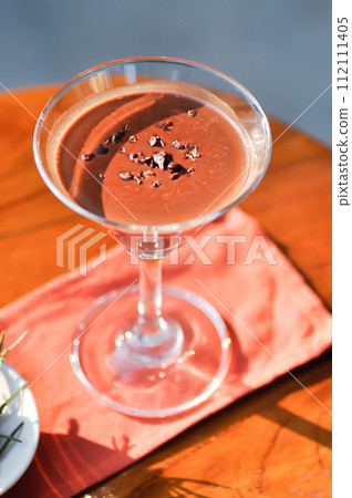 fondue,fonduta or chocolate fondue or chocolate fonduta or hot chocolate 112111405